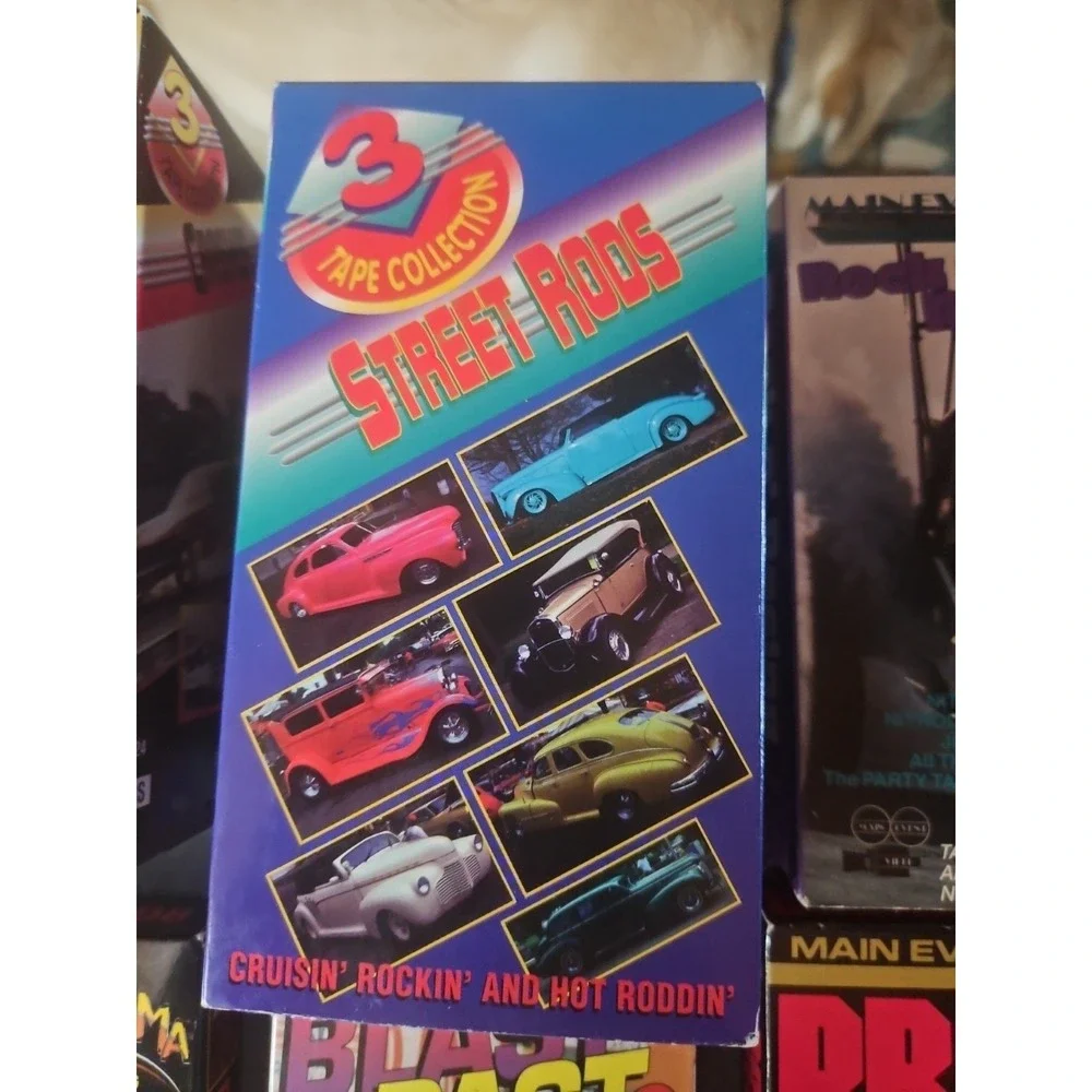 Drag Racing Motorsports Street Rods Crashes Drag Race VHS Tape Lot of 12 Vtg 80s